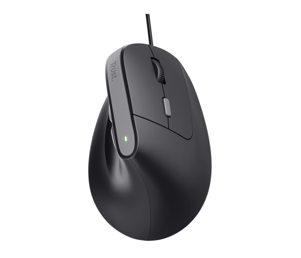 TRUST Mysz ergonomiczna przewodowa Bayo II czarna 25144 - 1489323 - zdjęcie